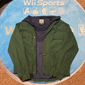 Large Chestnut Hill Zipup + Buttonup Green Jacket